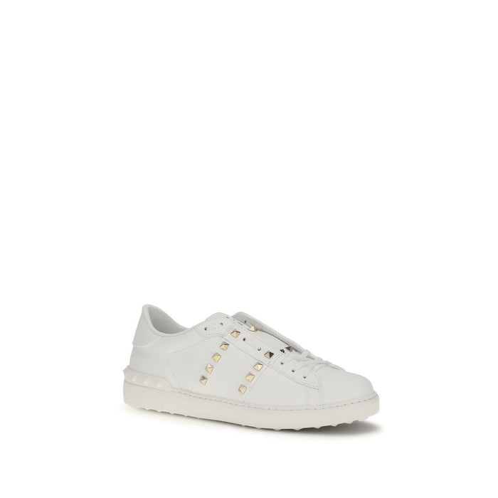 Valentino Garavani 100% Calf Leather Bos Taurus sneaker in white — view 2