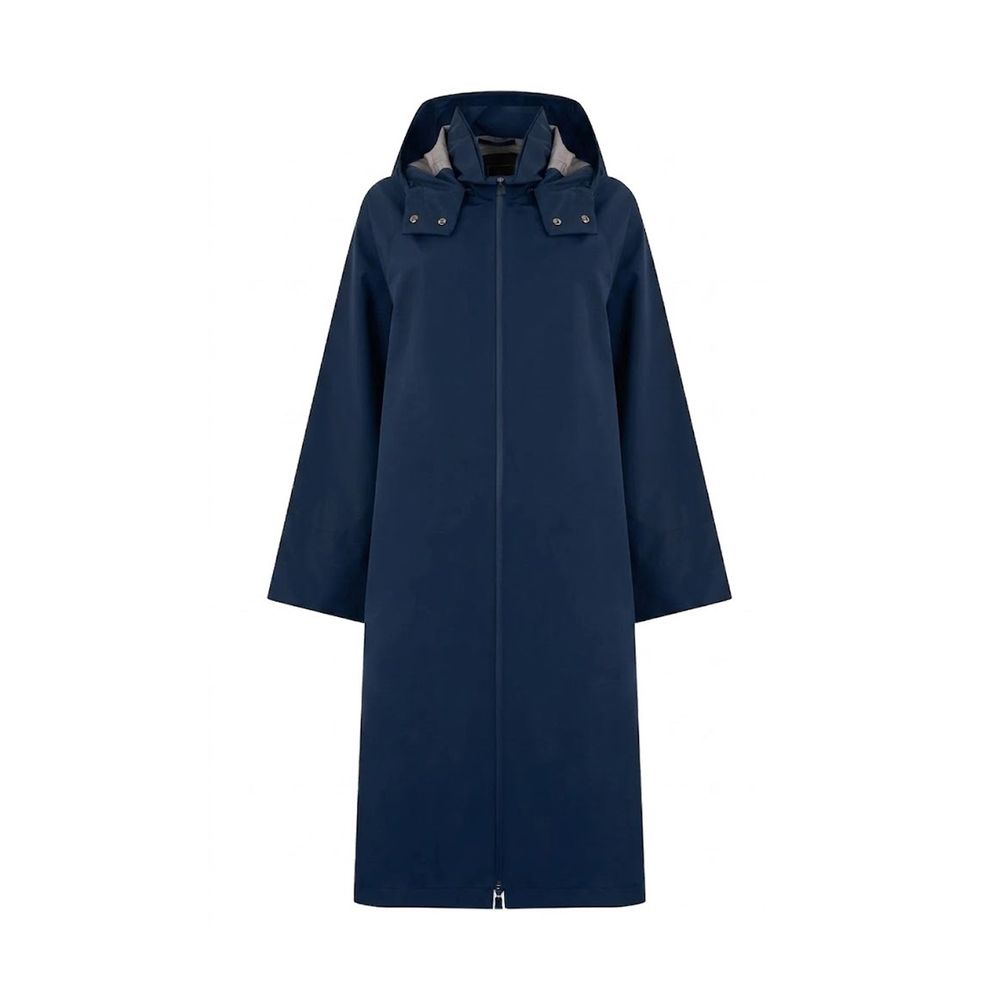 Herno 100% Polyester raincoat in navy