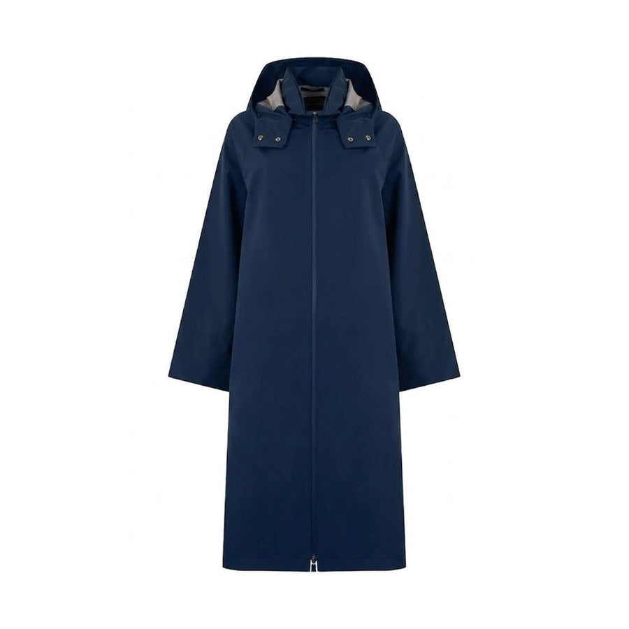 Herno 100% Polyester raincoat in navy
