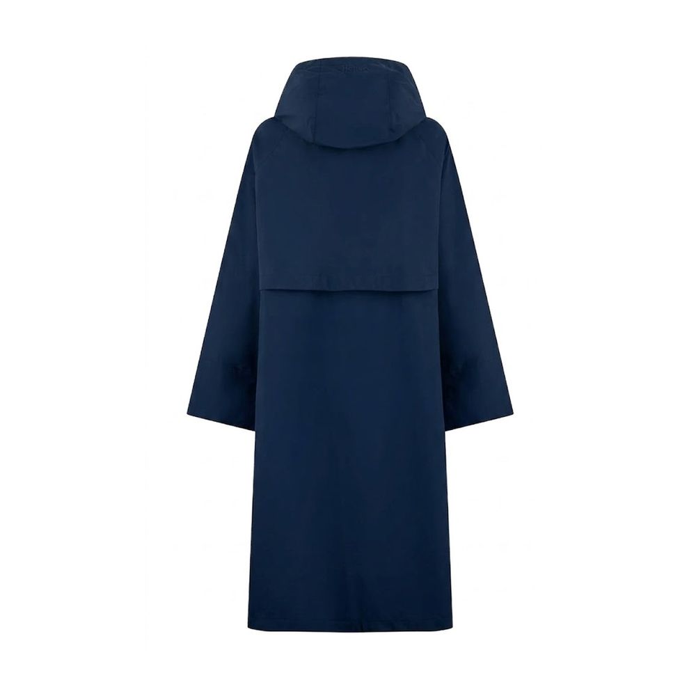 Herno 100% Polyester raincoat in navy — view 2
