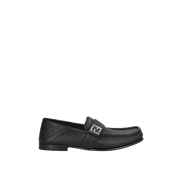 Fendi 100% calf leather loafer in black