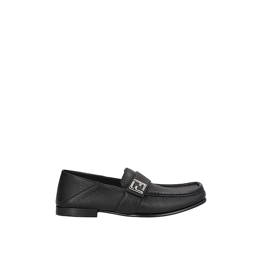 Fendi 100% calf leather loafer in black