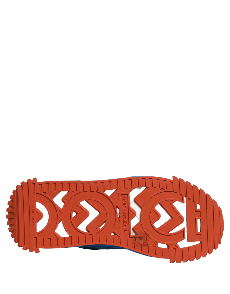 Dolce & Gabbana 3% Acetate 5% Cotton 15% Elastane 50% Nylon 5% Viscose 7% PVC 15% Calf sneakers in multicolor