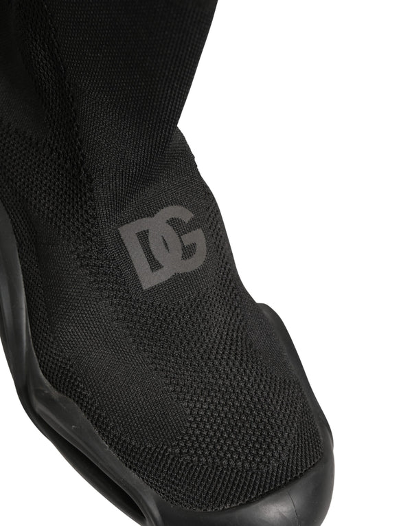 Dolce & Gabbana 95% Polyester 5% Viscose sneaker in black