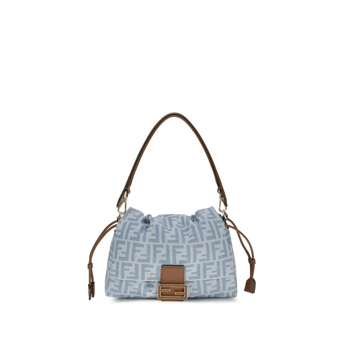 Blue Cotton Shoulder Bag