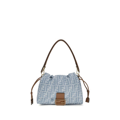 Fendi Mamma Baguette Shoulder Bag — Blue