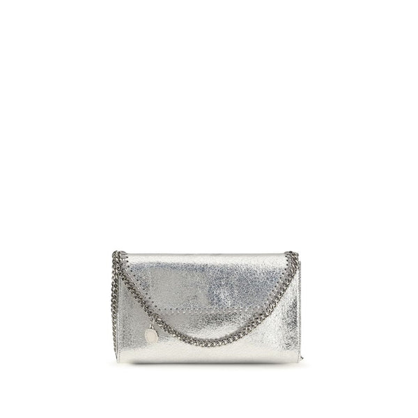 Stella McCartney 100% Polyester shoulder bag in silver