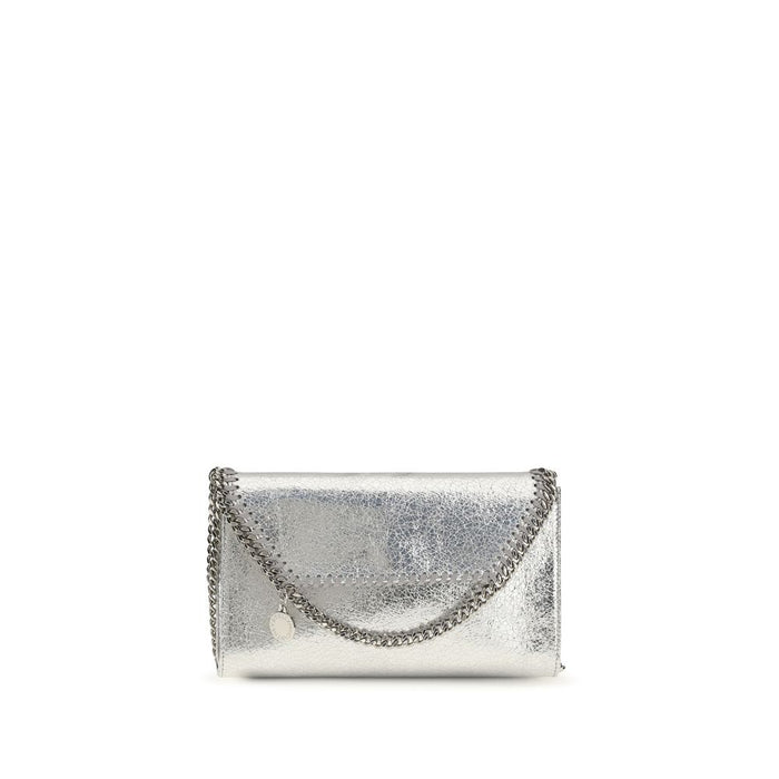 Stella McCartney 100% Polyester shoulder bag in silver