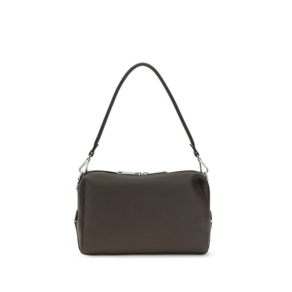 Fendi 100% Calf Leather Bos Taurus shoulder bag in brown