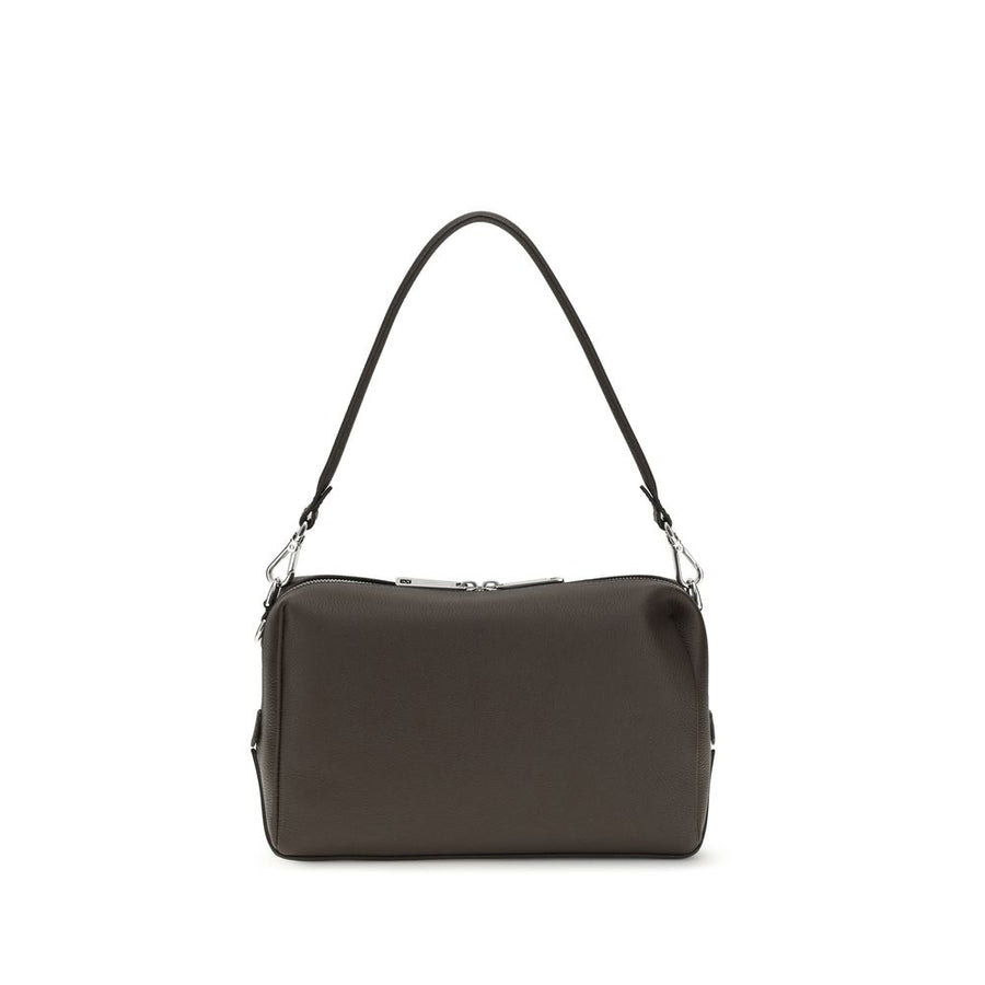 Fendi 100% Calf Leather Bos Taurus shoulder bag in brown