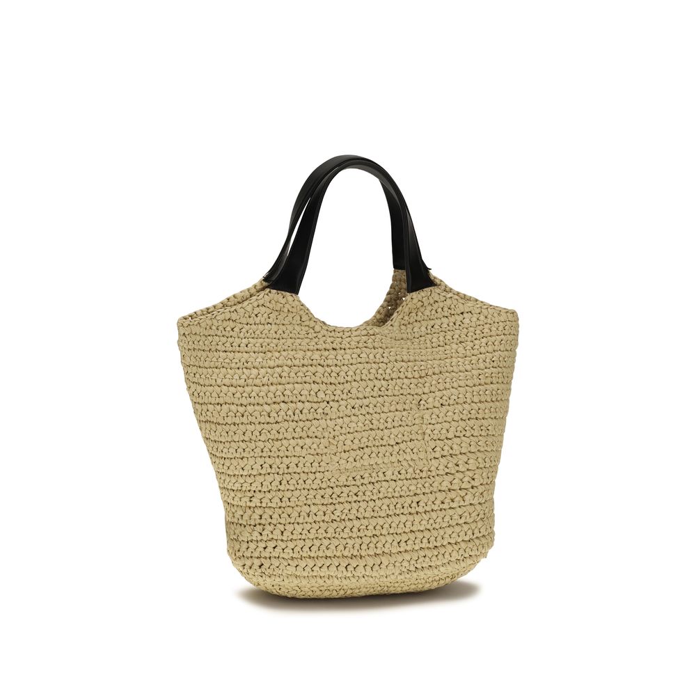 Balmain 100% Viscose tote bag in beige — view 3