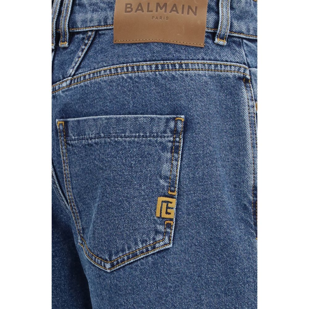 Balmain 100% Cotton jeans in blue — view 3