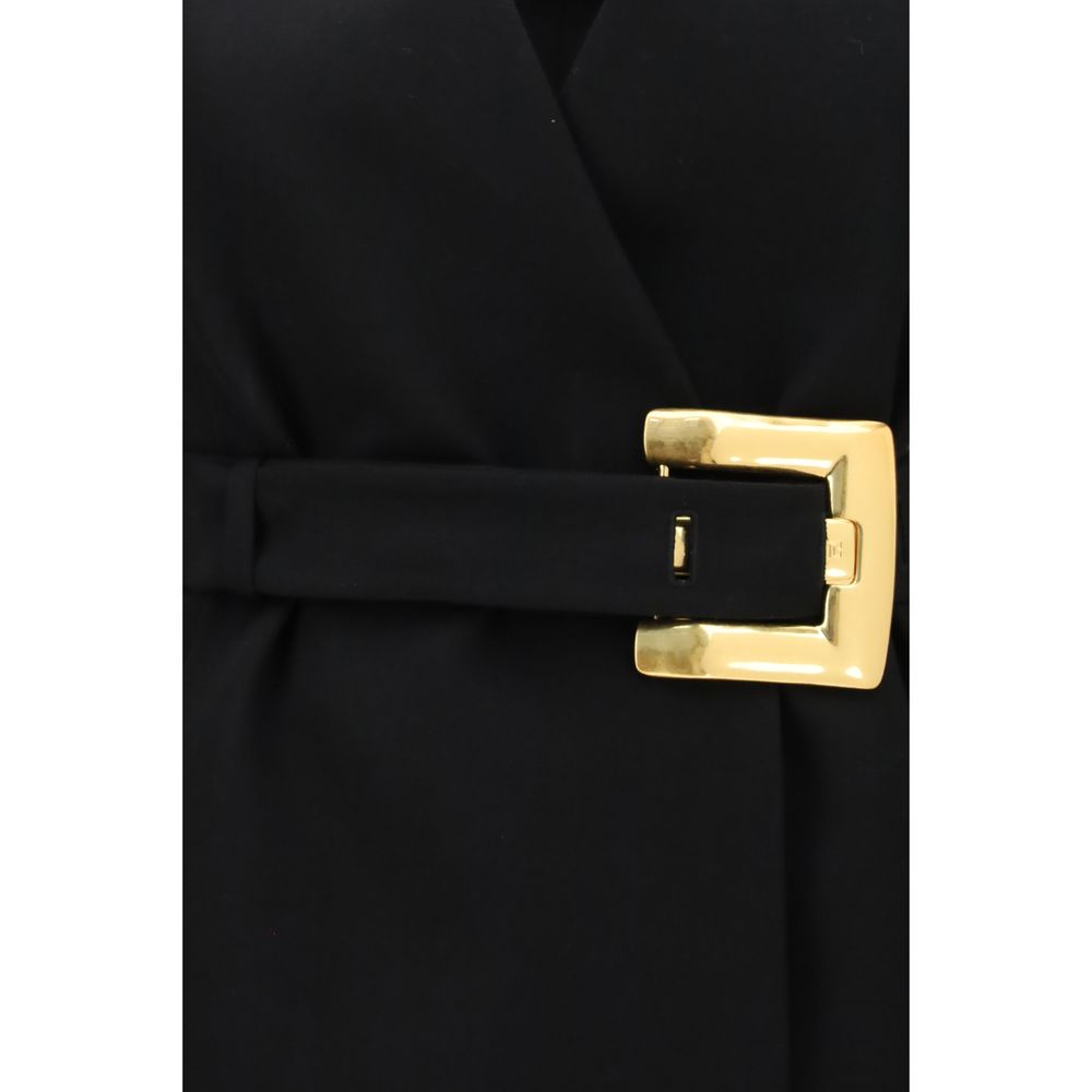 Balmain 100% Merino Wool blazer in black — view 3