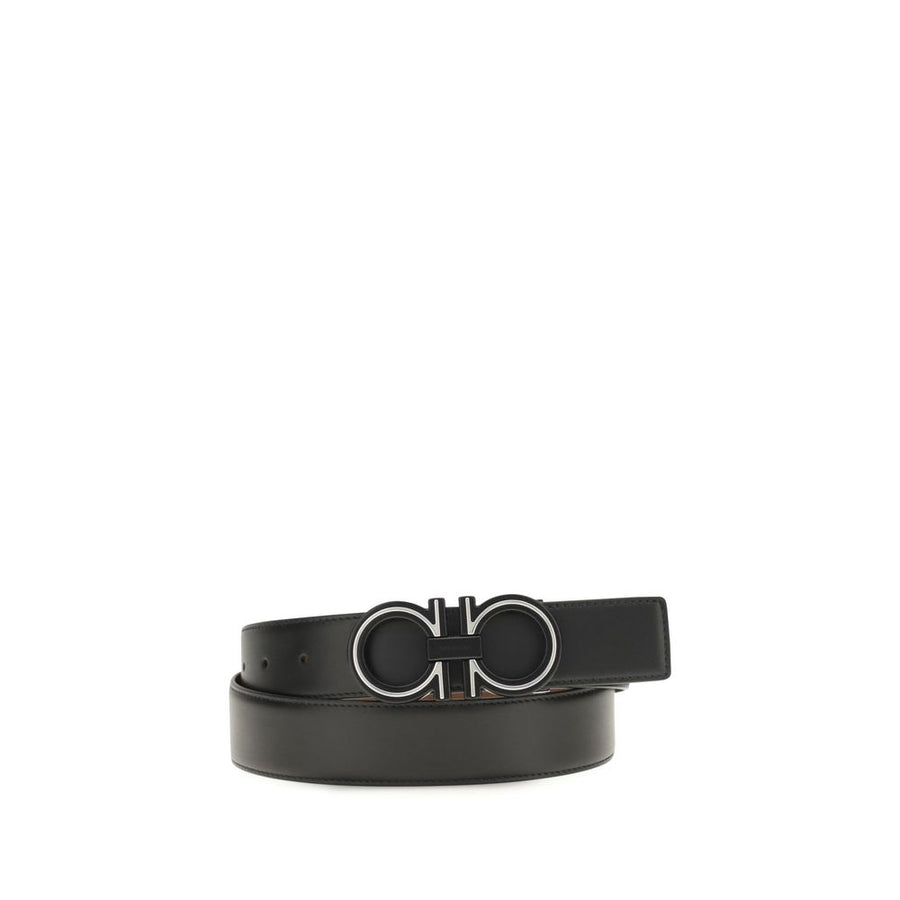 Ferragamo 100% Calf Leather Bos Taurus belt in blue