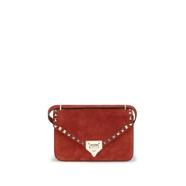 Valentino Garavani 100% Suede shoulder bag in red