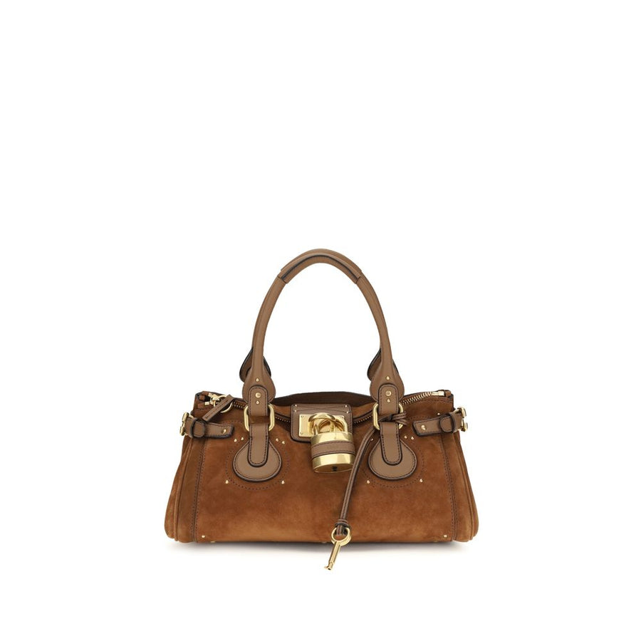 Chloé 100% Calf Leather Bos Taurus shoulder bag in brown