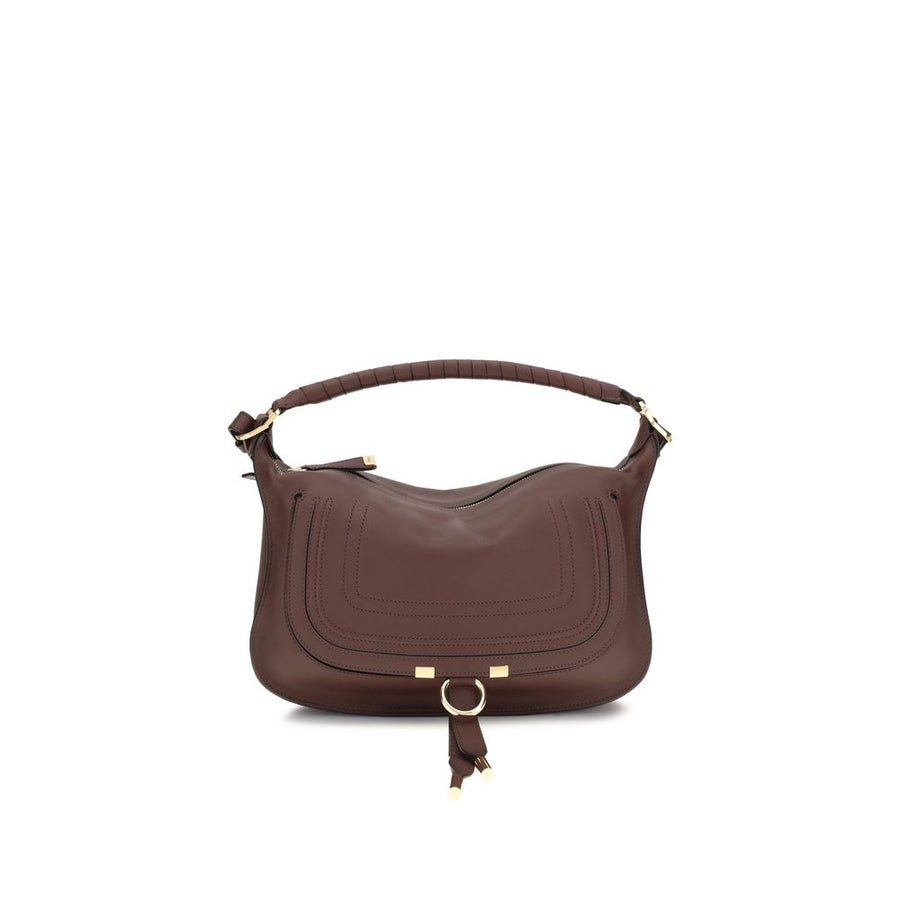 Chloé 100% Calf Leather Bos Taurus shoulder bag in brown