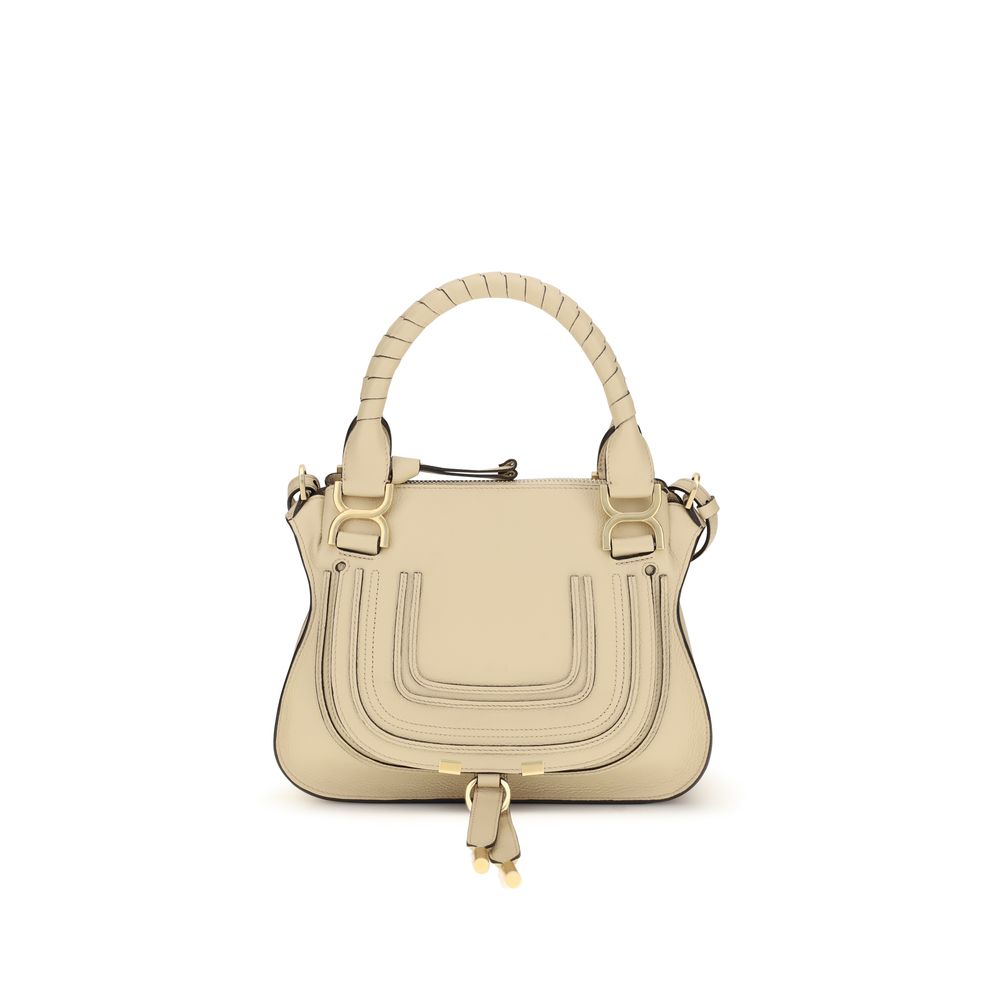 Beige Calf Leather Bos Taurus Handbag Bag