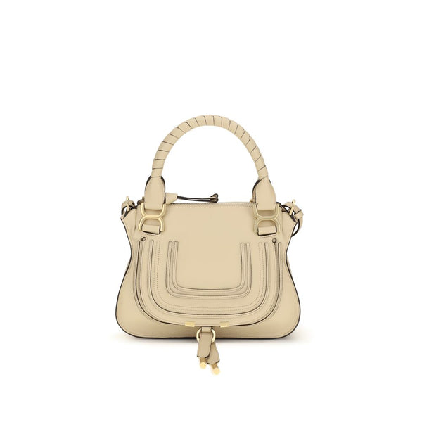 Chloé 100% Calf Leather Bos Taurus shoulder bag in beige