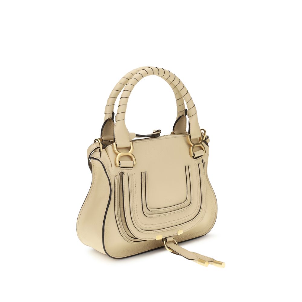 Beige Calf Leather Bos Taurus Handbag Bag