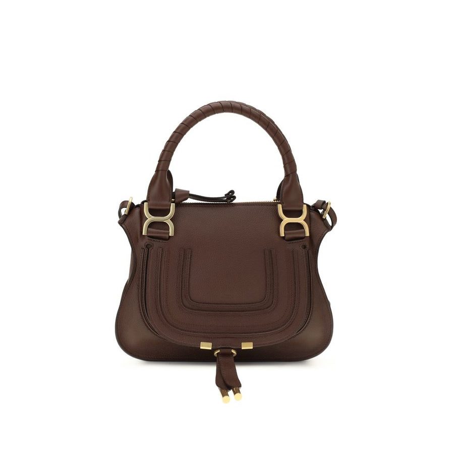 Chloé 100% Calf Leather Bos Taurus shoulder bag in brown