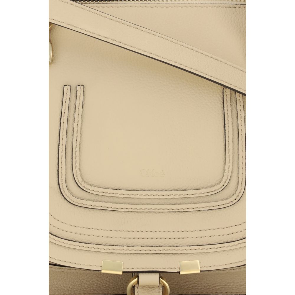 Beige Calf Leather Bos Taurus Handbag Bag