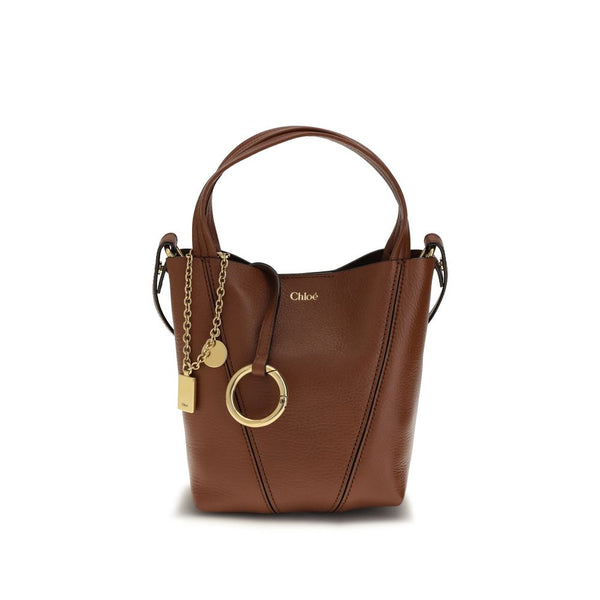Chloé 100% Calf Leather Bos Taurus shoulder bag in brown