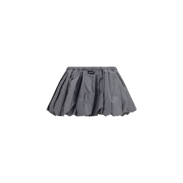Miu Miu 100% Polyester skirt in gray