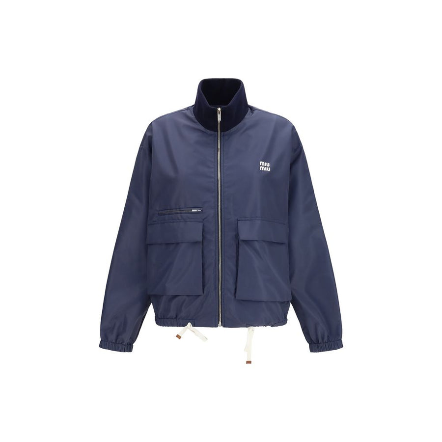 Miu Miu 100% Polyester jacket in navy