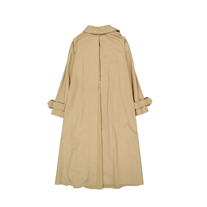 Herno 100% Cotton coat in beige — view 2