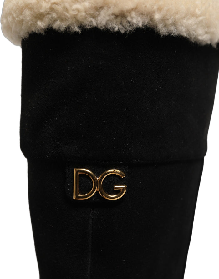Dolce & Gabbana 100% Calf Leather boots in black