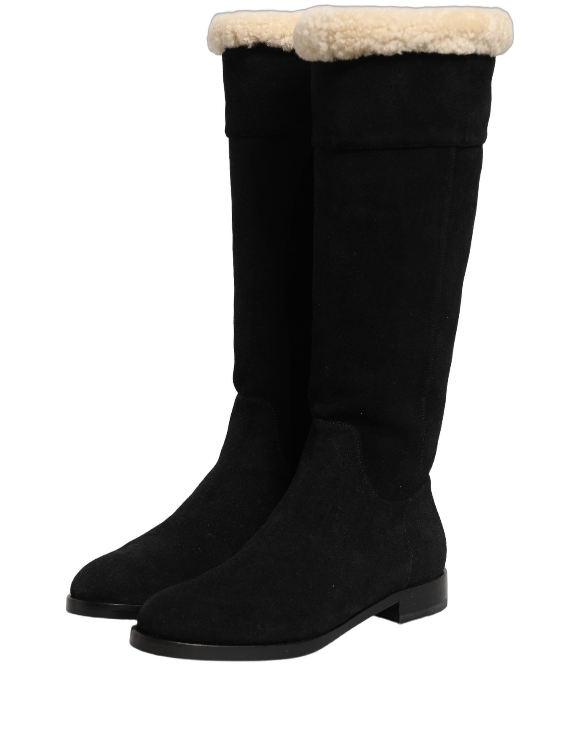 Dolce & Gabbana 100% Calf Leather boots in black — view 3