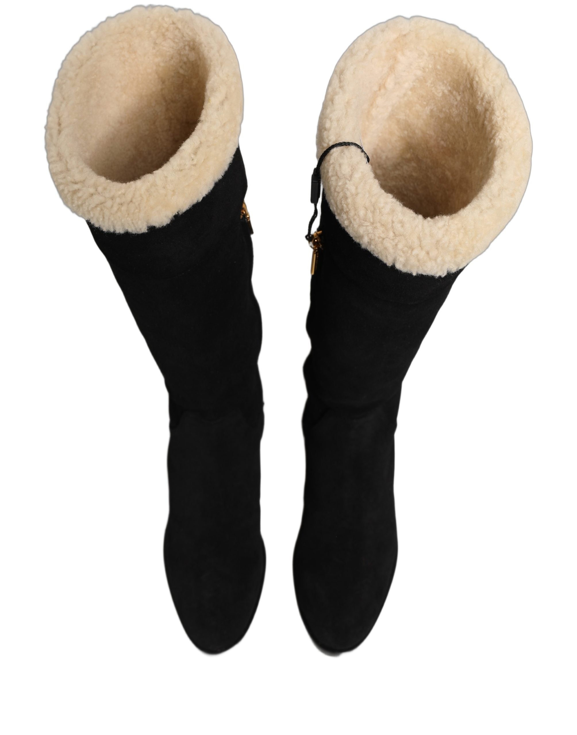 Dolce & Gabbana 100% Calf Leather boots in black — view 6