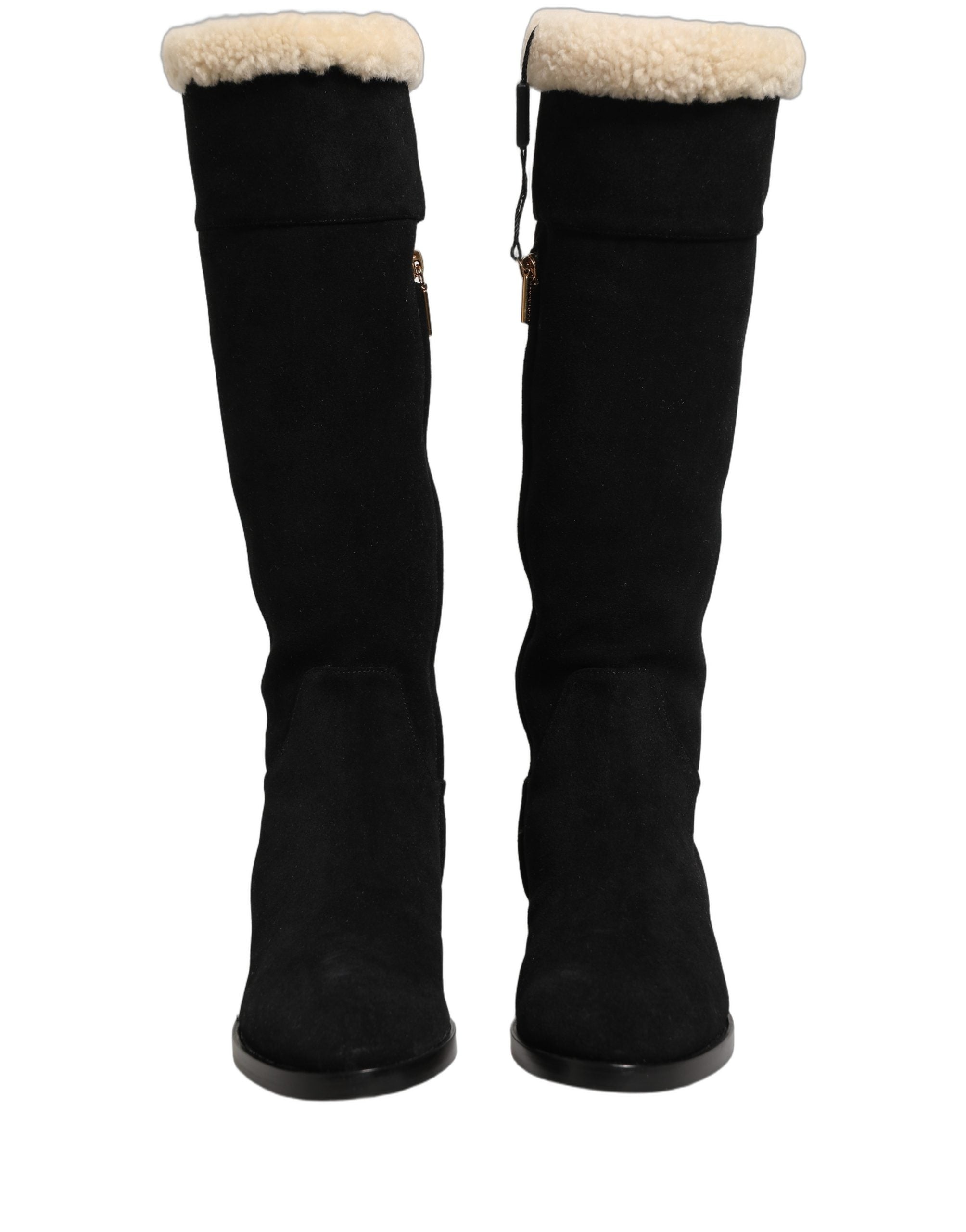 Dolce & Gabbana 100% Calf Leather boots in black — view 7