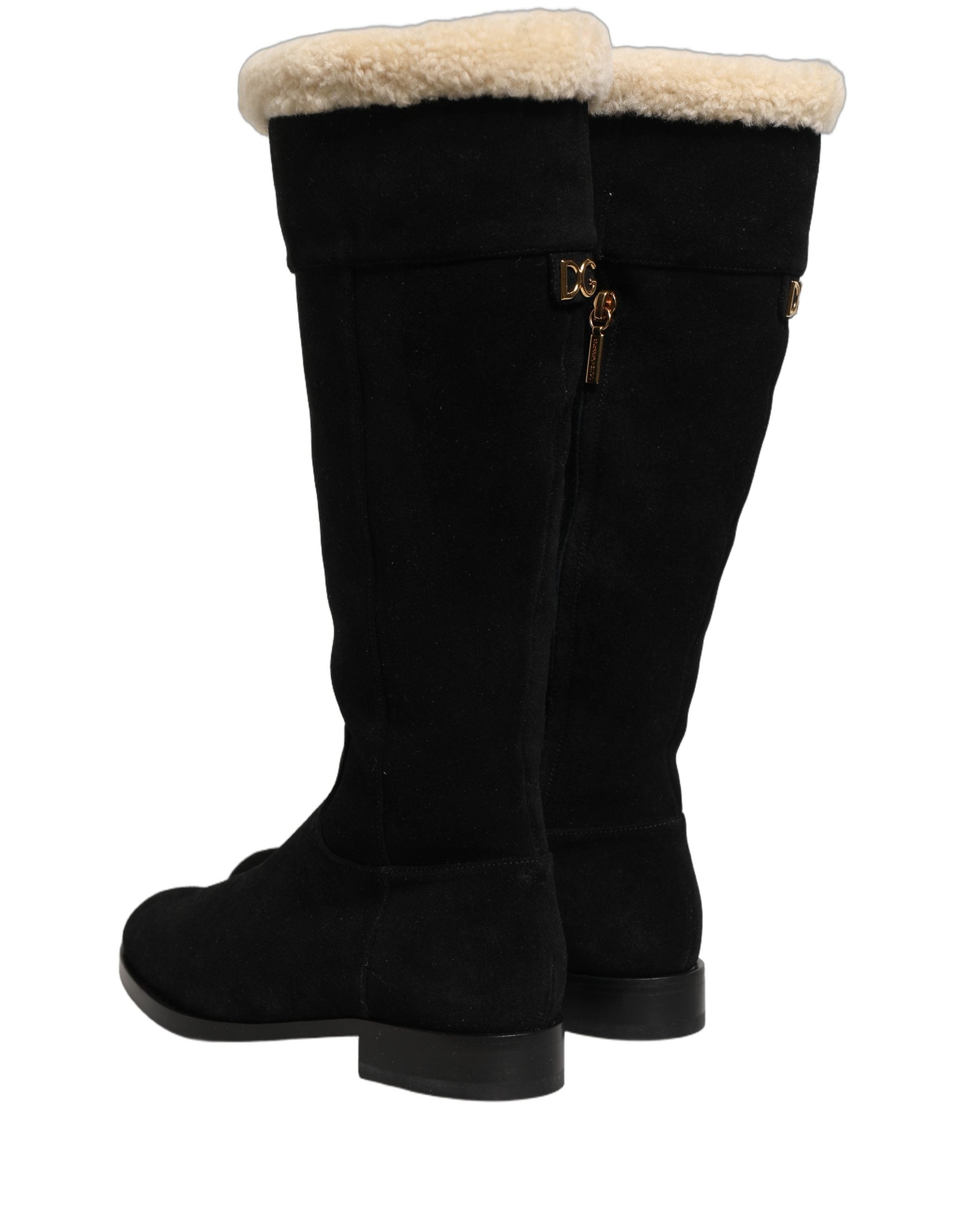 Dolce & Gabbana 100% Calf Leather boots in black — view 8