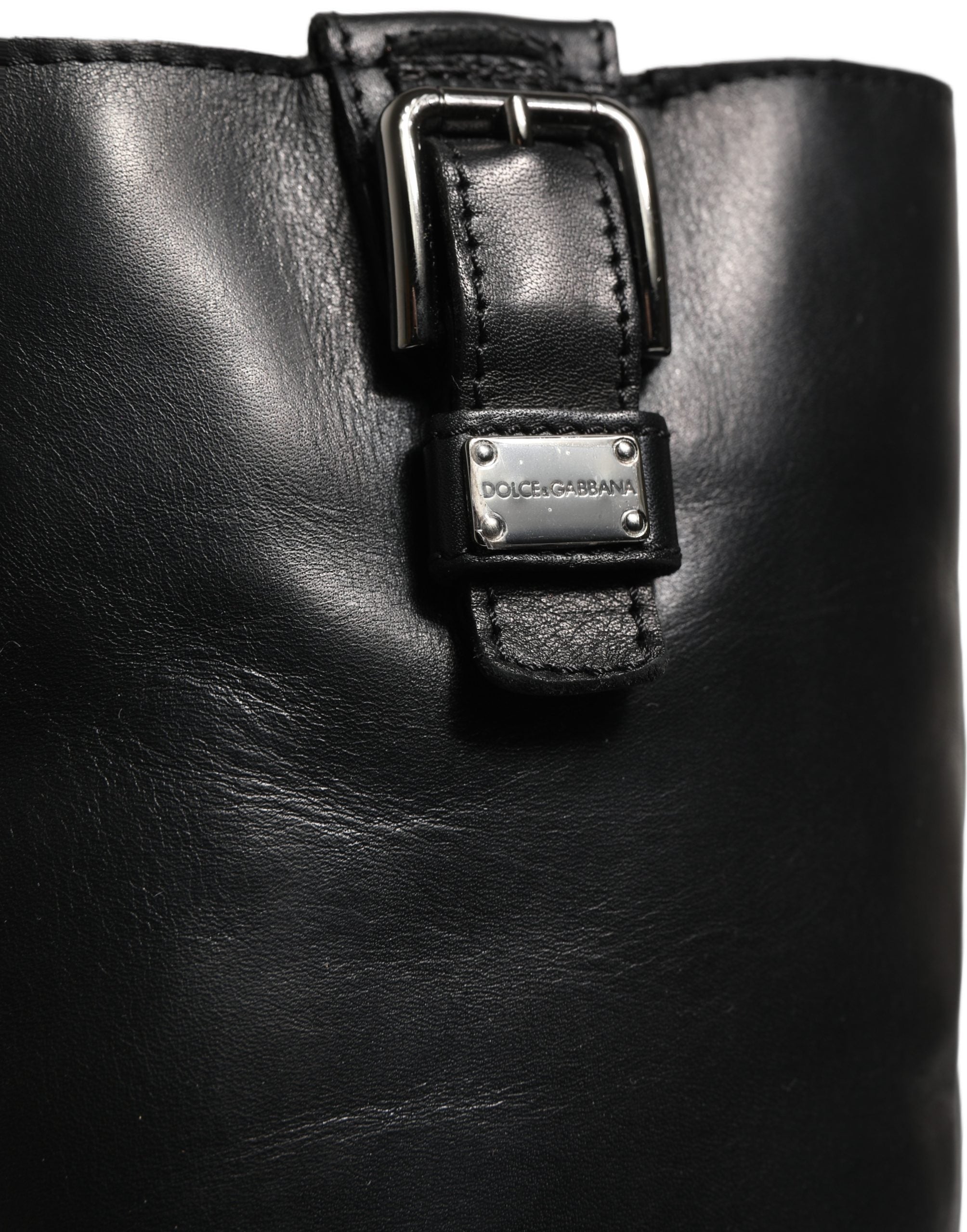 Dolce & Gabbana 100% Leather boot in black