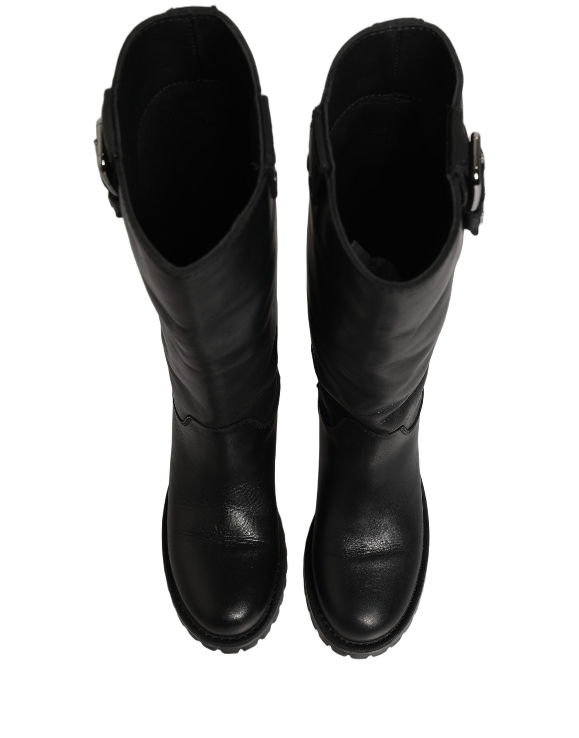 Dolce & Gabbana 100% Leather boot in black — view 3