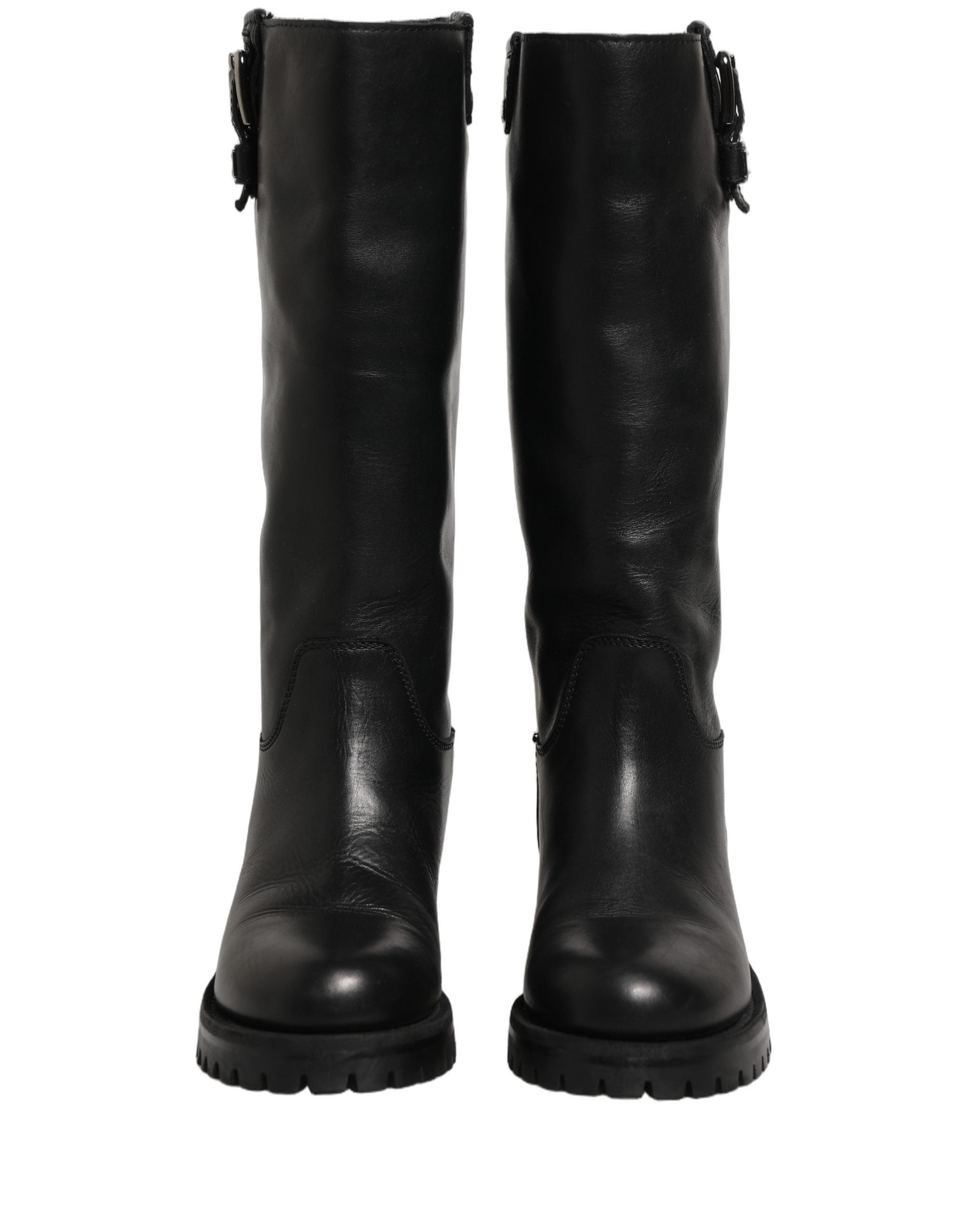 Dolce & Gabbana 100% Leather boot in black — view 5