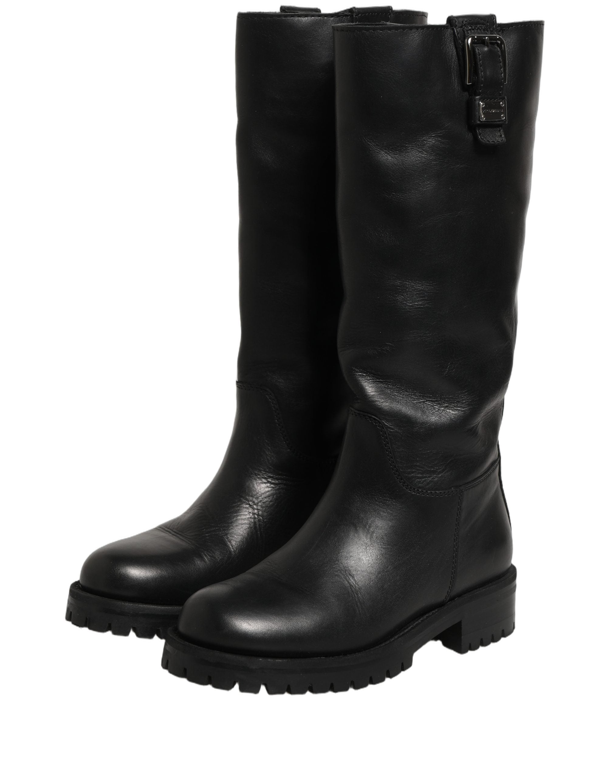 Dolce & Gabbana 100% Leather boot in black — view 8