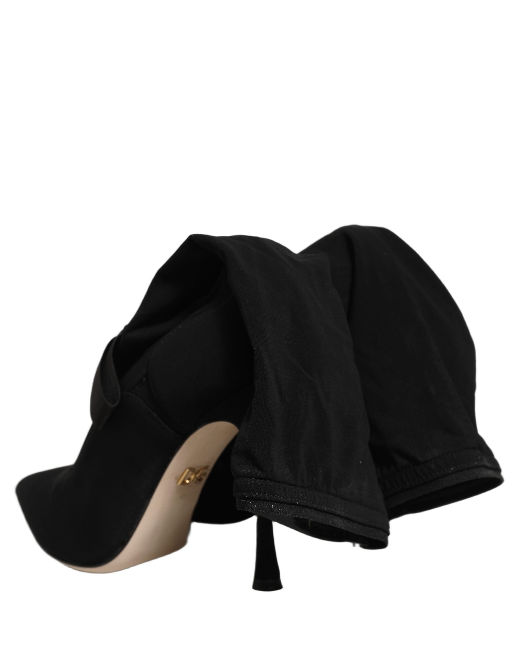 Dolce & Gabbana 4% Elastane 96% Viscose boot in black — view 2