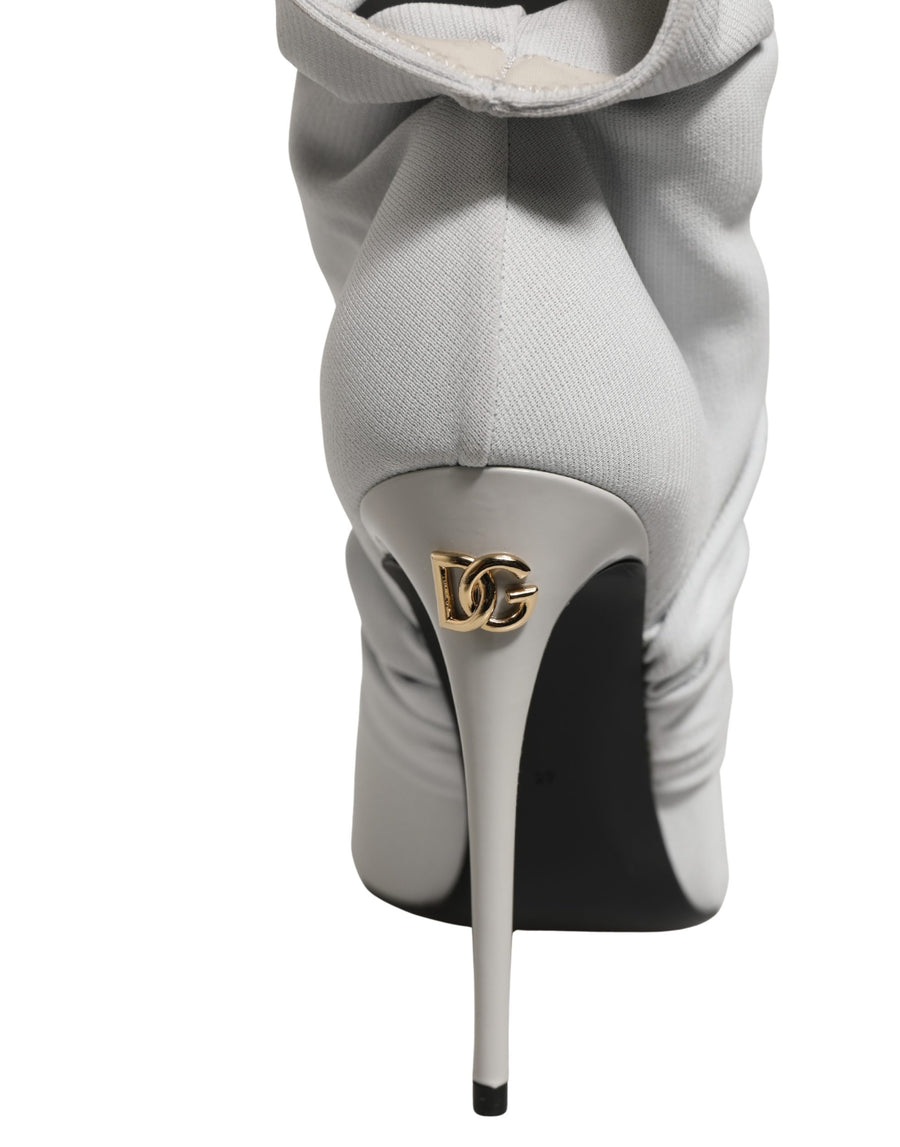 Dolce & Gabbana 68% Viscose heel in gray