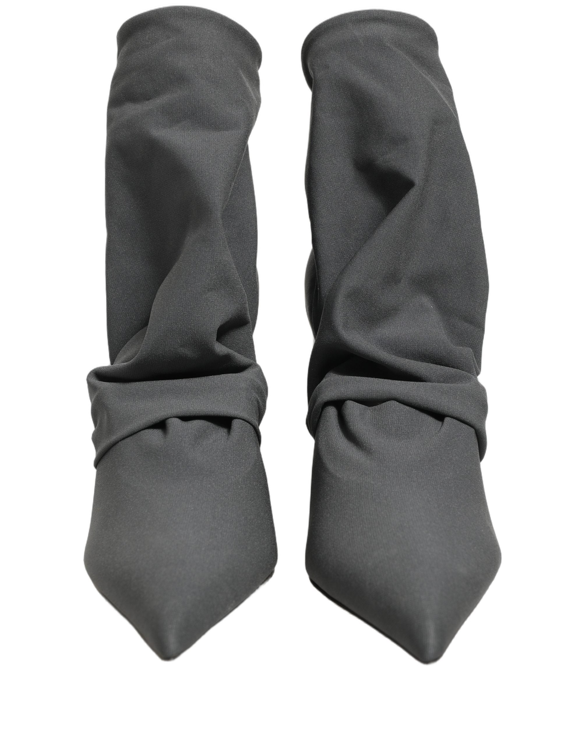 Dolce & Gabbana 60% Viscose boot in gray — view 2