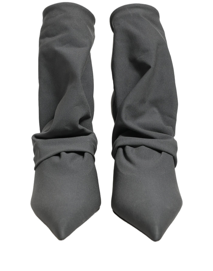 Dolce & Gabbana 60% Viscose boot in gray — view 2