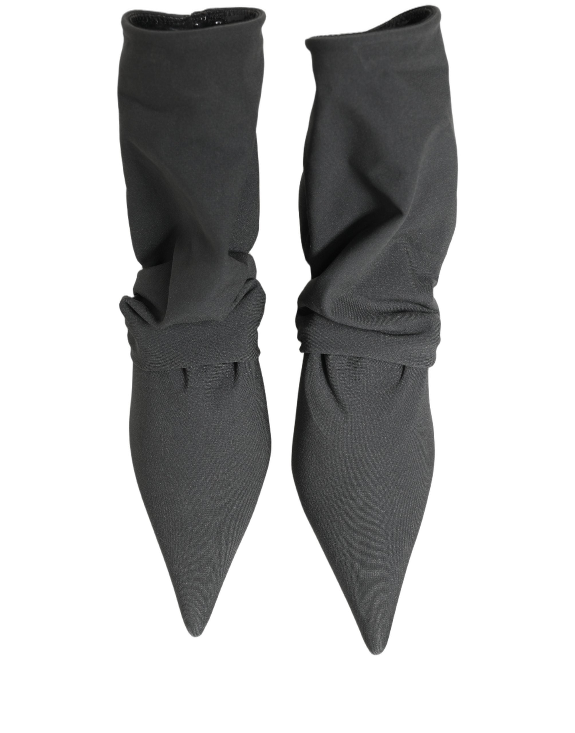Dolce & Gabbana 60% Viscose boot in gray — view 3