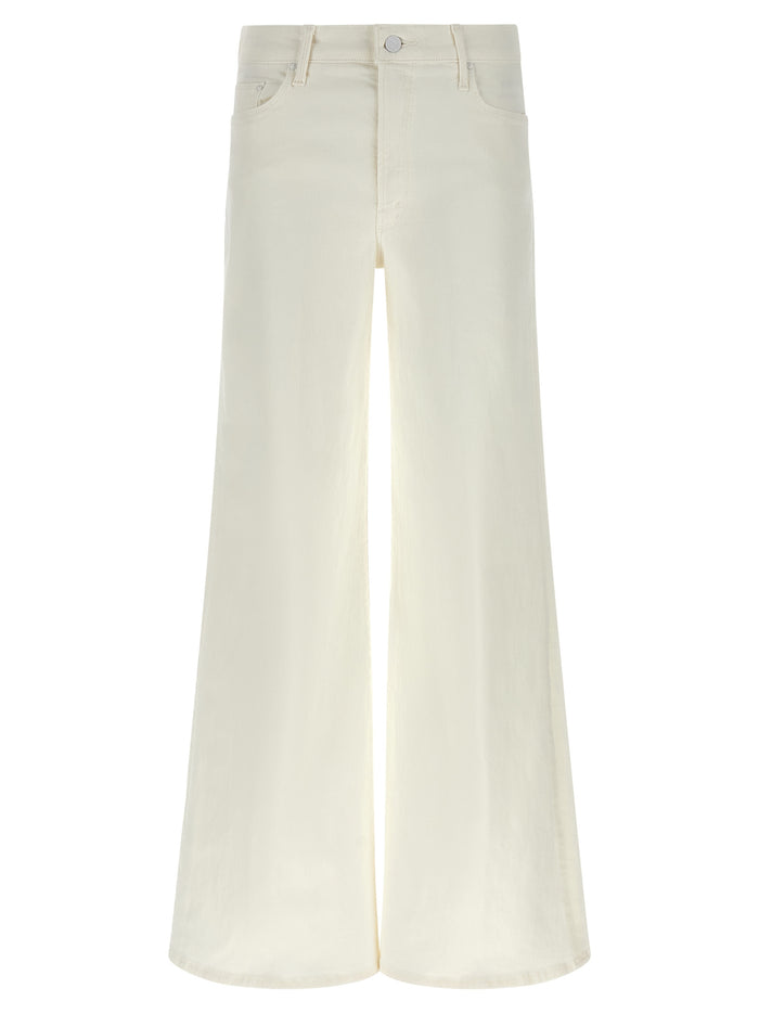 The Twister Sneak jeans White Cotton Polyester Ea