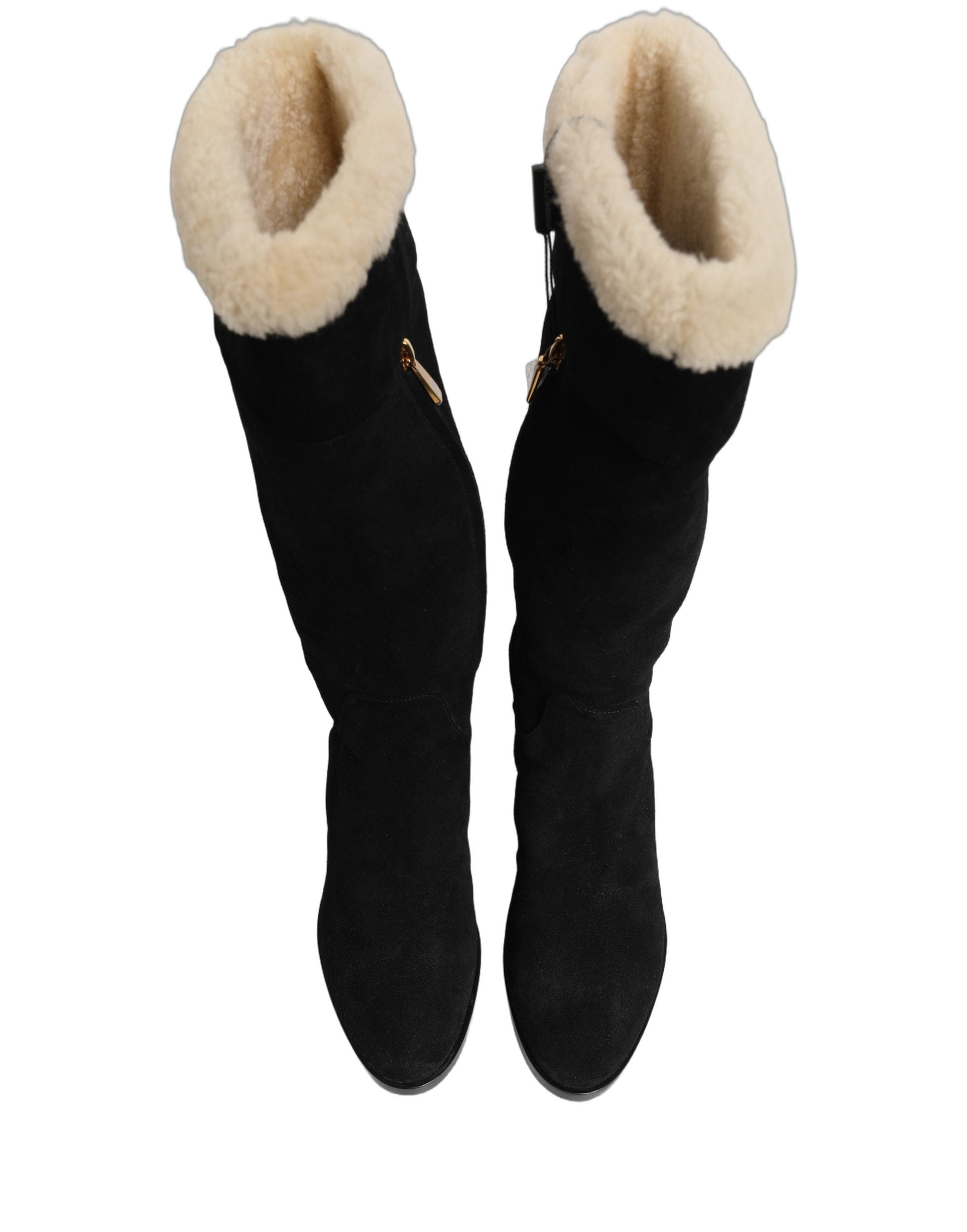Dolce & Gabbana 100% Calf Leather boot in black — view 3