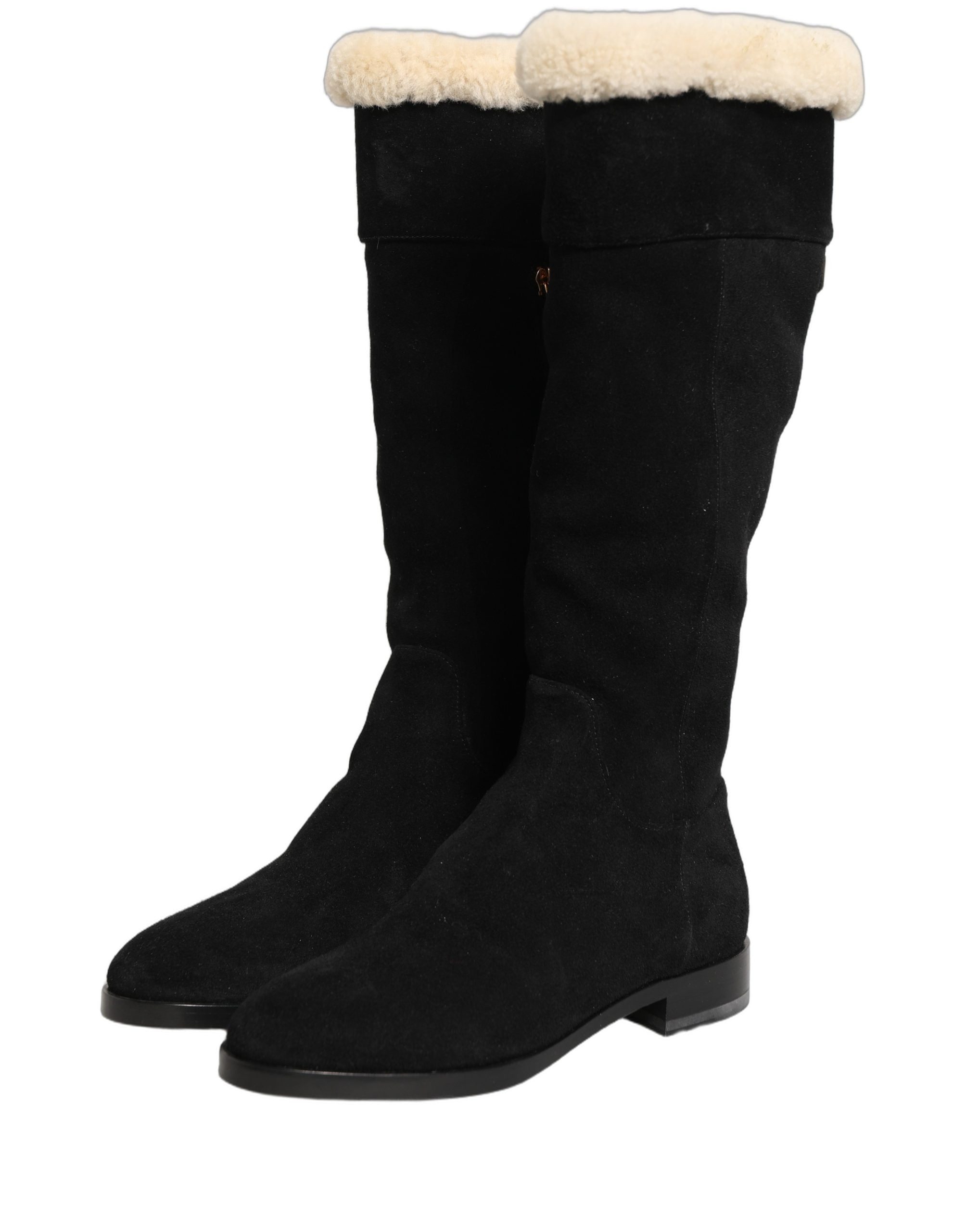 Dolce & Gabbana 100% Calf Leather boot in black — view 4