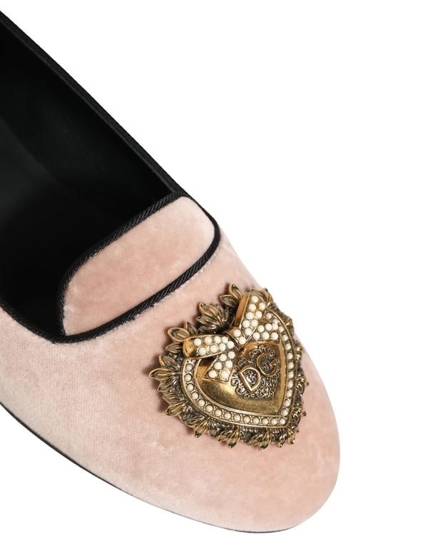 Dolce & Gabbana 44% Cotton loafer in pink