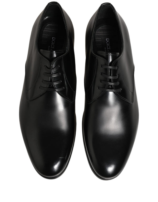 Dolce & Gabbana 100% Calf Leather upper flat in black