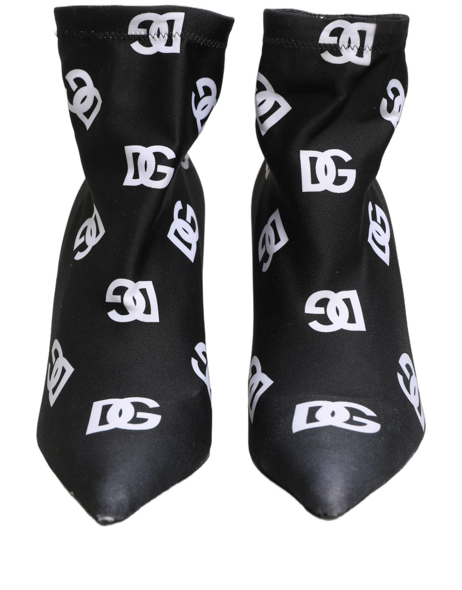 Dolce & Gabbana 93% Polyester heels in black